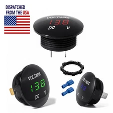 DC 12V-24V LED Panel Digital Voltage Volt Meter Display Voltmeter Motorcycle Car