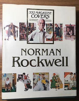 NORMAN ROCKWELL 332 Magazine Covers Beautiful Big Colorful Book