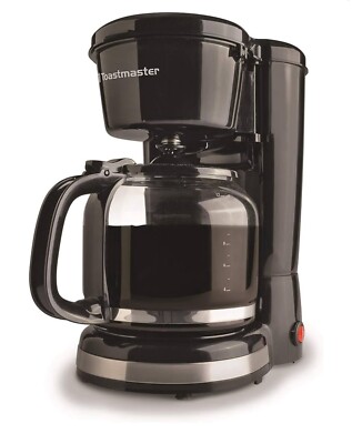 New Toastmaster Electric 12-cup Coffee Maker Pause Serve Non-Skid Rubber Feet
