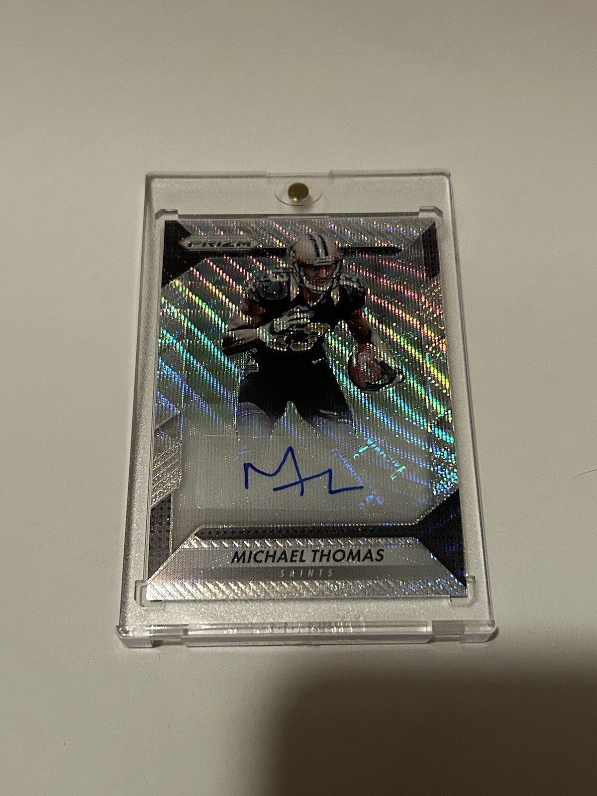 2016 Panini Prizm - Rookie Autograph Blue Wave Prizm Michael Thomas /149