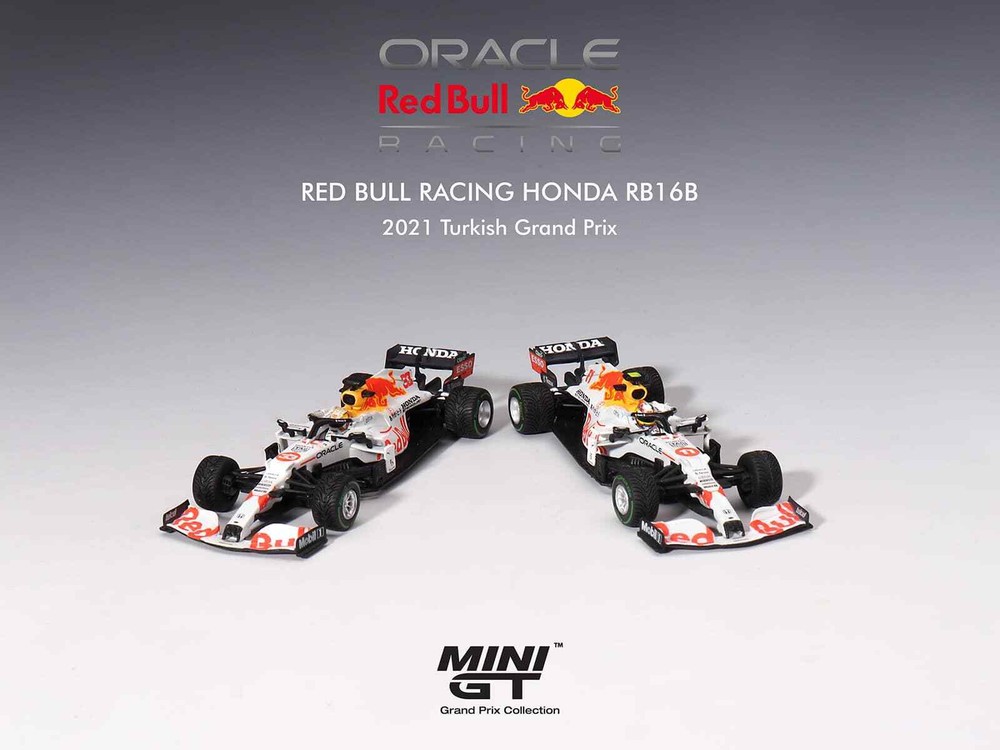 MINI GT 1:64 2021 F1 RB Racing RB16B Turkish GP White Model Car
