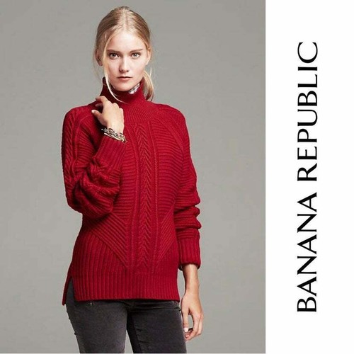Mixed Cable-Knit Pullover Sweater 