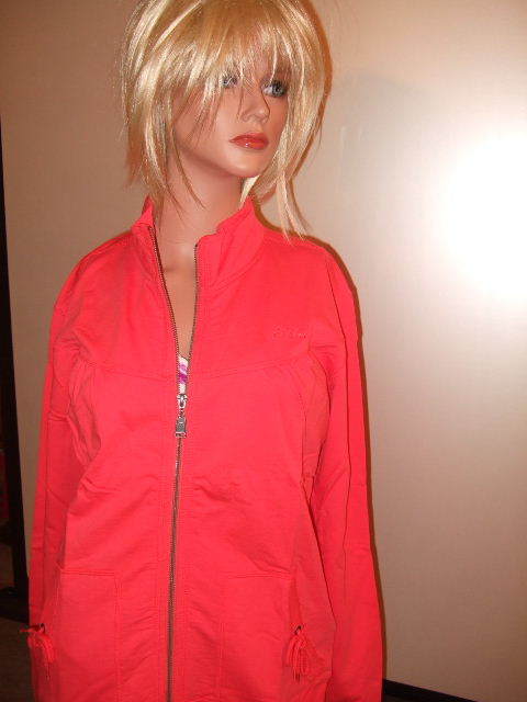 Felpa donna FILA fitness full zip taglia S rossa prezzo consigliato 44 90 € nuova