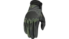 NEW ICON 3301-4128 Hooligan Battlescar Gloves - Green - 3XL - MOTORCYCLE