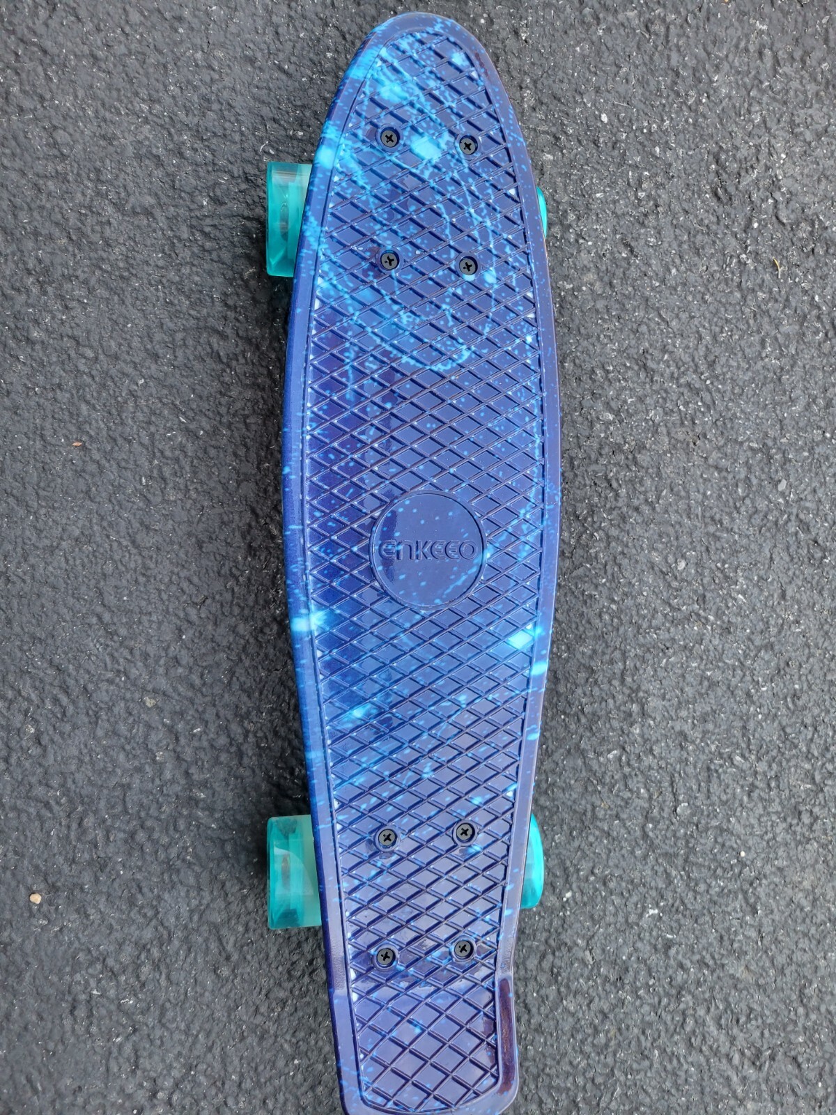Enkeeo 22in Skateboard Galaxy Print - Brand New!
