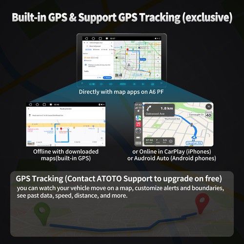 ATOTO S8Ultra 7in 2DIN Car Stereo 4G+64G Wirelss Android Auto &Carplay 4G LTE SD - Picture 6 of 16
