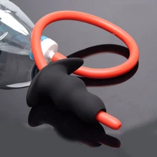 Shower Enema System Vaginal Anal Cleaner Tube Wash Silicone Colon Douche Nozzle