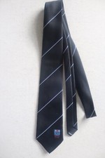New South Wales Rugby League Tie 1908-1988 80 Years Blue Striped Tee-Dee