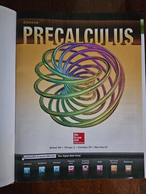 Precalculus Textbook by McGraw Hill for sale. Never Used!