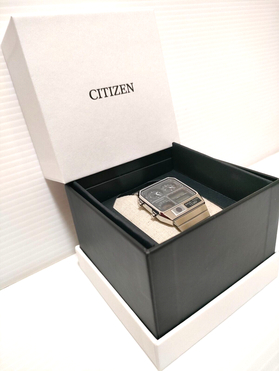 CITIZEN COLLECTION JG2126-69E RECORD LABEL Thermo Watch Ana-Digi