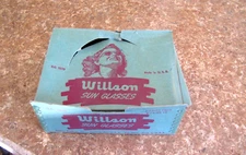 Rare Vintage 1940-1950's Wilson Sun Glasses Store Display Box Carton
