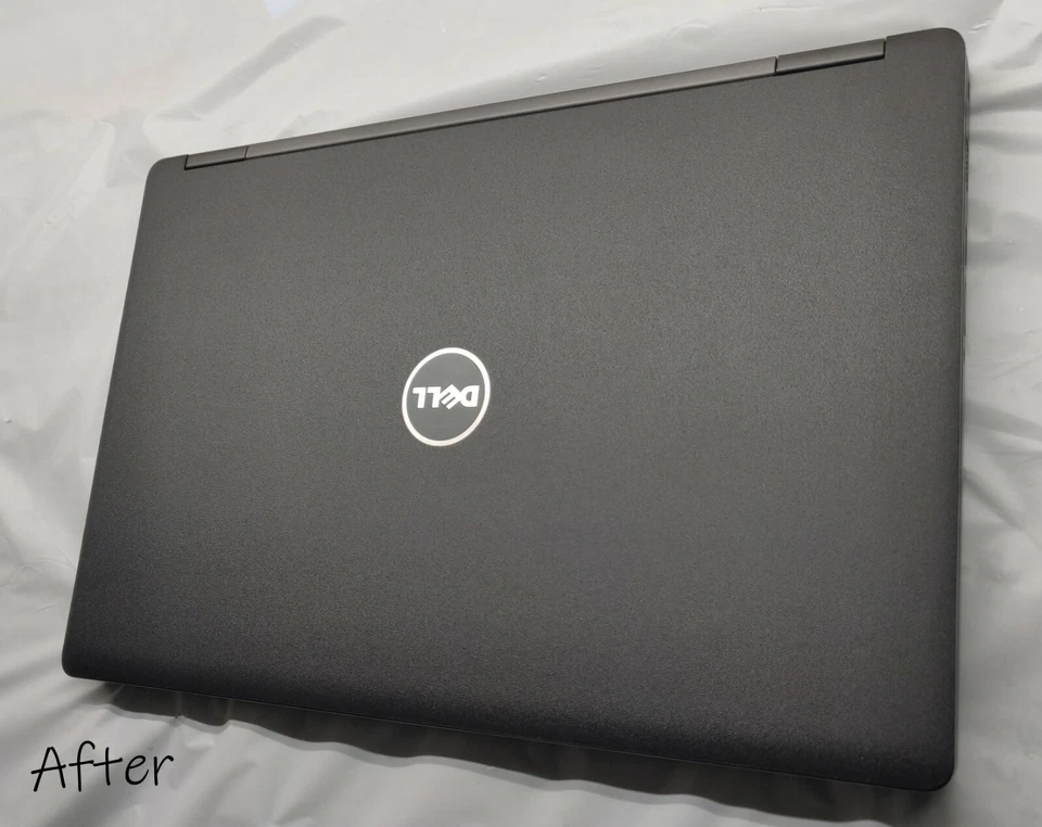 Capa protetora preta texturizada para notebook Dell Latitude 5580 - 5590 + apoio para as mãos - Imagem 3 de 4