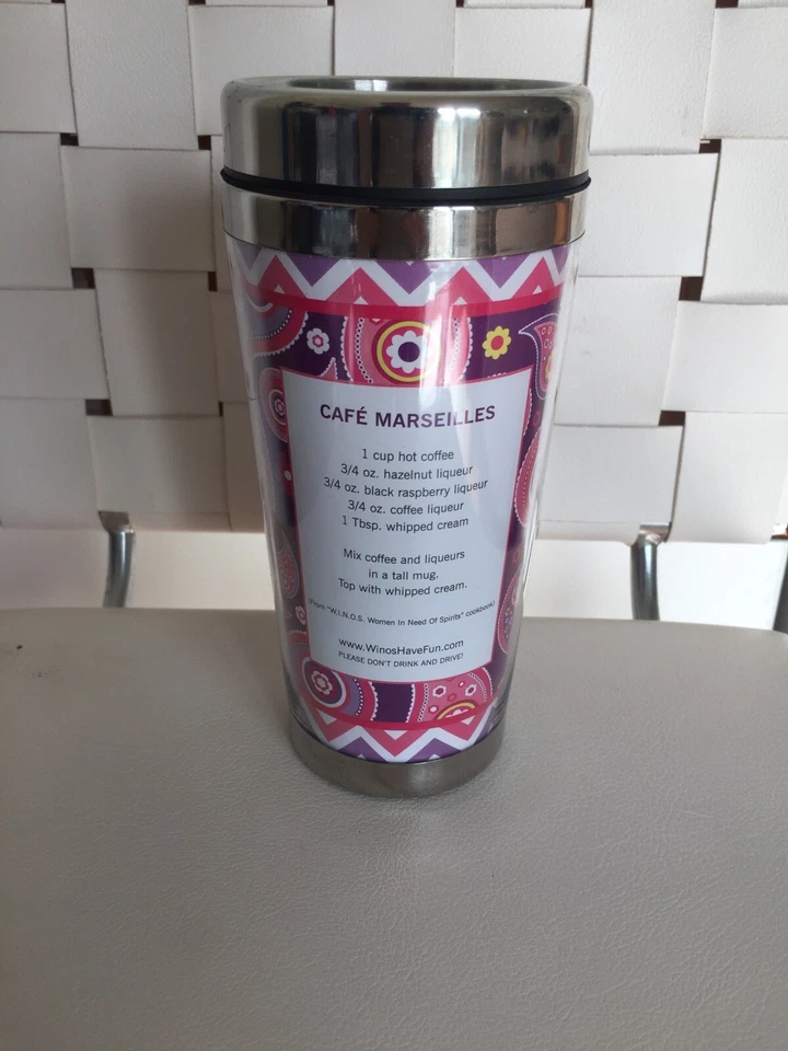 NOVO W.I.N.O.S. Caneca de viagem” I’m Not A Social Drinker. É principalmente relacionado ao trabalho!” - Imagem 2 de 4