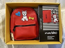 Marc Tetro 3 Pc Set Lot - Backpack Keychain Card - West Highland Terrier Westie