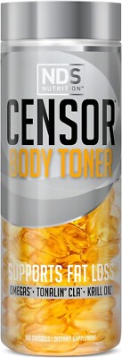 Nds Censor Body Toner Tonalin Dietary Softegels 180 Count -Free Shipping!