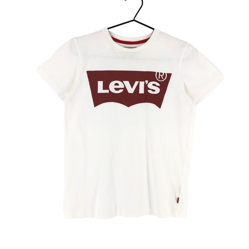 LEVI'S STRAUSS & CO Round Neck White Kid's Girl's T-Shirt Size 14 y.o