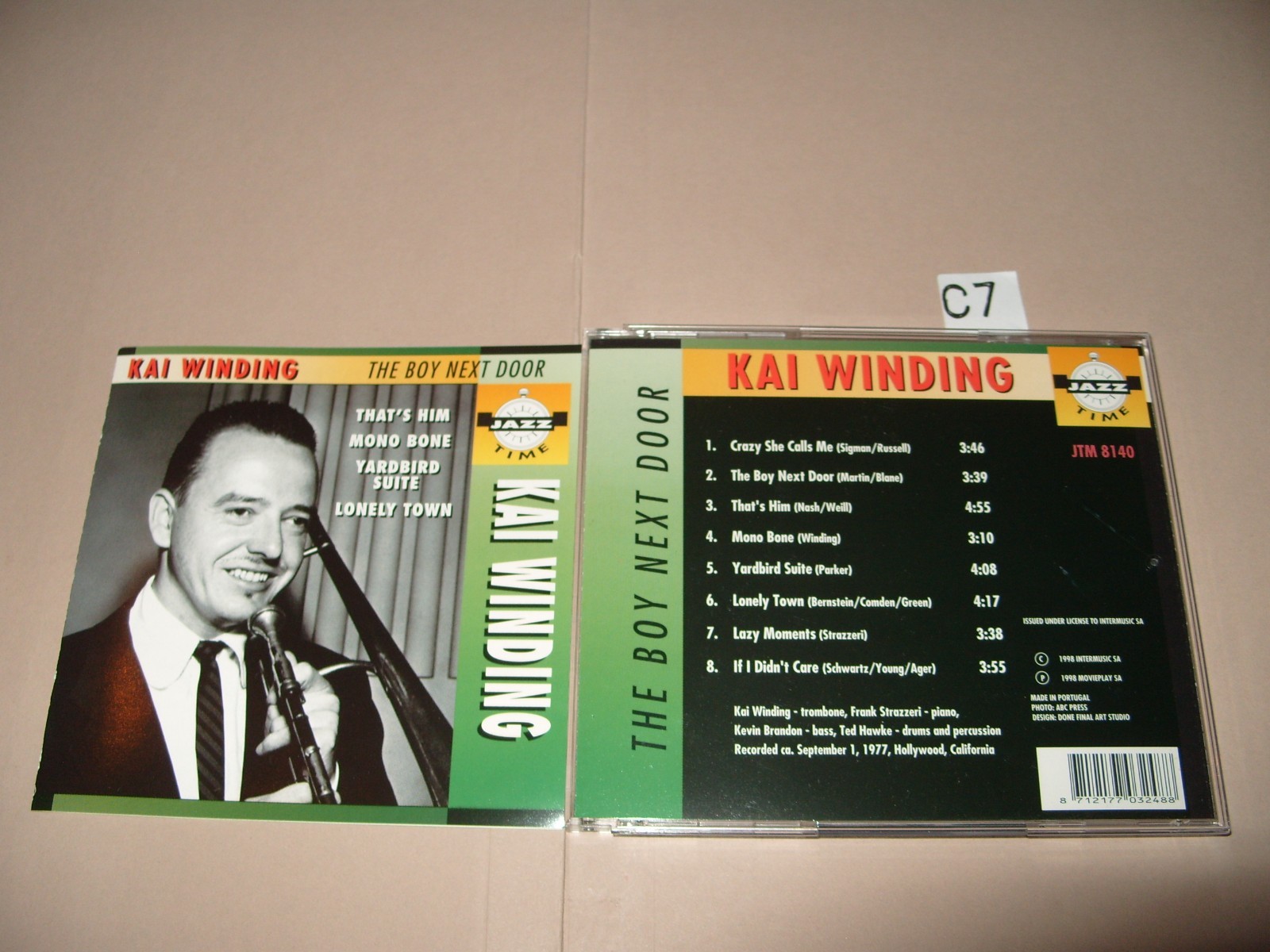 Kai Winding  Boy Next Door cd 1998 cd + Inlays Ex/Near Mint.