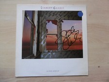 Stanley Clarke Autograph Signed LP Cover "Hideaway" Vinyl