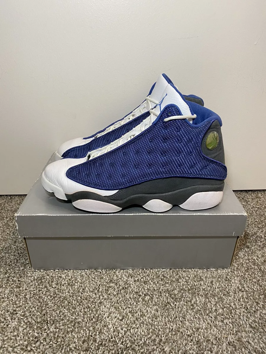 Size 9.5 - Nike Air Jordan 13 Retro French Blue/Flint Grey 2005