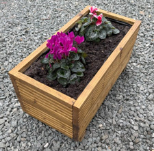 Wooden Garden Planter - Decking Board Design