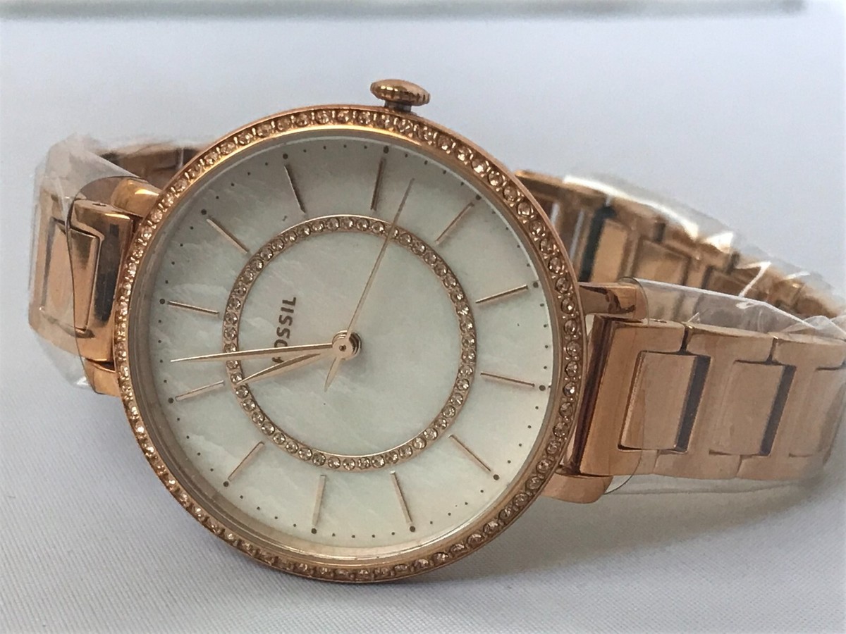 Fossil Jocelyn ES4452 Quartz Crystal Ladies Watch MSRP 165