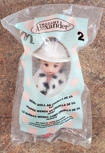 Madame Alexander McDonalds Happy Meal Edition #2 Wendy como Cruella De Vil 2004 - Imagen 2 de 7