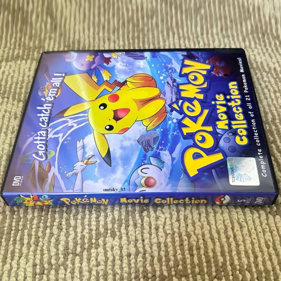 Pokemon 21 In 1 Complete Movie Collection DVD [Anime] [English Dub] - Immagine 4 di 4