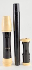 Vintage Aulos No. 209N-E 3 Piece Recorder Flute Japan Collectible