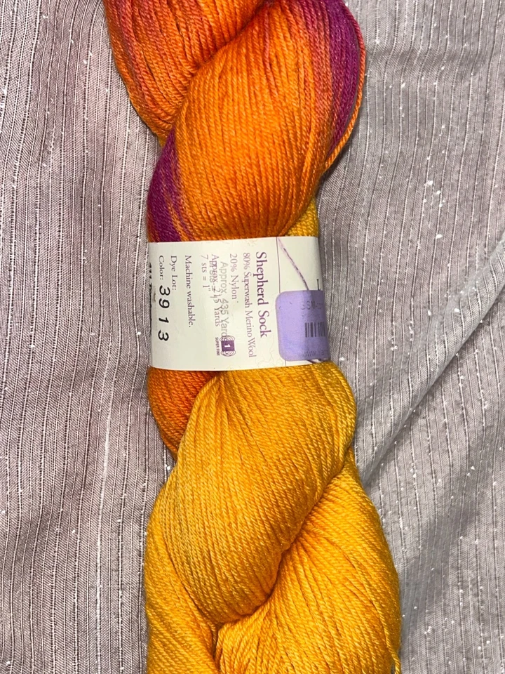 Calcetín Lorna's Laces hilos teñidos a mano Tomfoolery Shepherd 80 % lana 435 yardas Foto 4 de 4