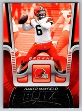 2021 Panini Playbook Football Baker Mayfield Cleveland Browns Blitz BTZ-BMA