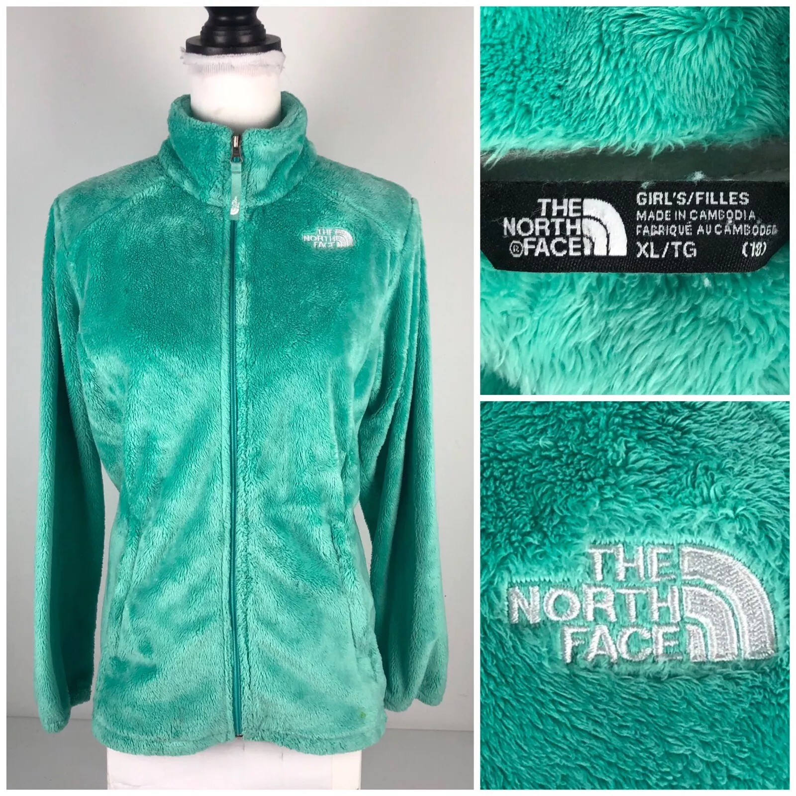 north-face osalita fleece soft cozy jacket