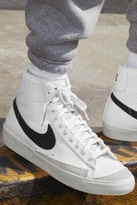 Nike Blazer Mid 77 White Black DA4086-100 Size 6Y