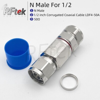 60pcs FORSTAR N Male Connector 1/2 inch Corrugated Coax Cable ANDREW LDF4-50A