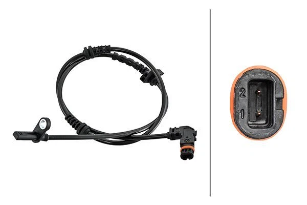 HELLA 6PU 230 048-221 Sensor, Raddrehzahl vorne links für MERCEDES 