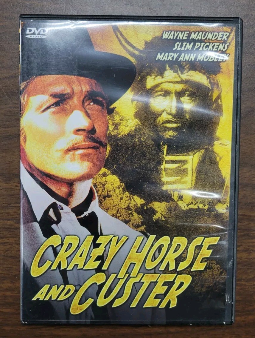 Crazy Horse and Custer DVD 1967 Color Slim Pickens Wayne Maunder