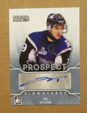 SCARCE 2015-16 IN THE GAME JOE VELENO RC AUTO CARD 3/5 DETROIT RED WINGS RARE