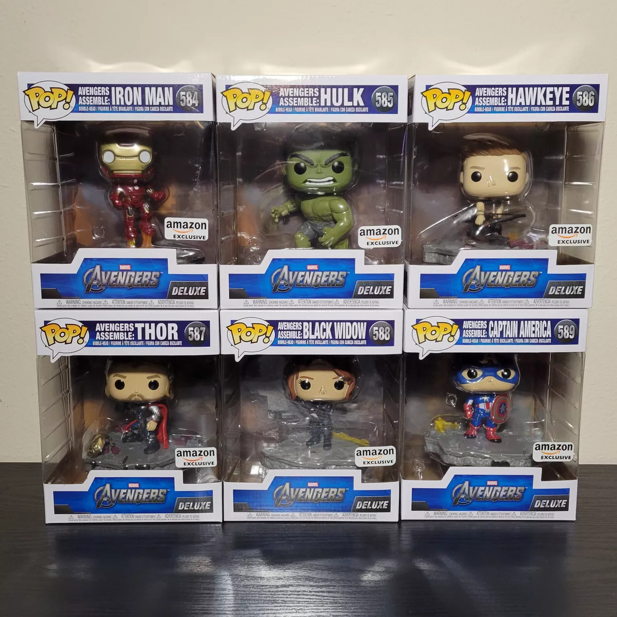Funko Pop Deluxe - Marvel Avengers Assemble Complete Set (Amazon Exclusive)