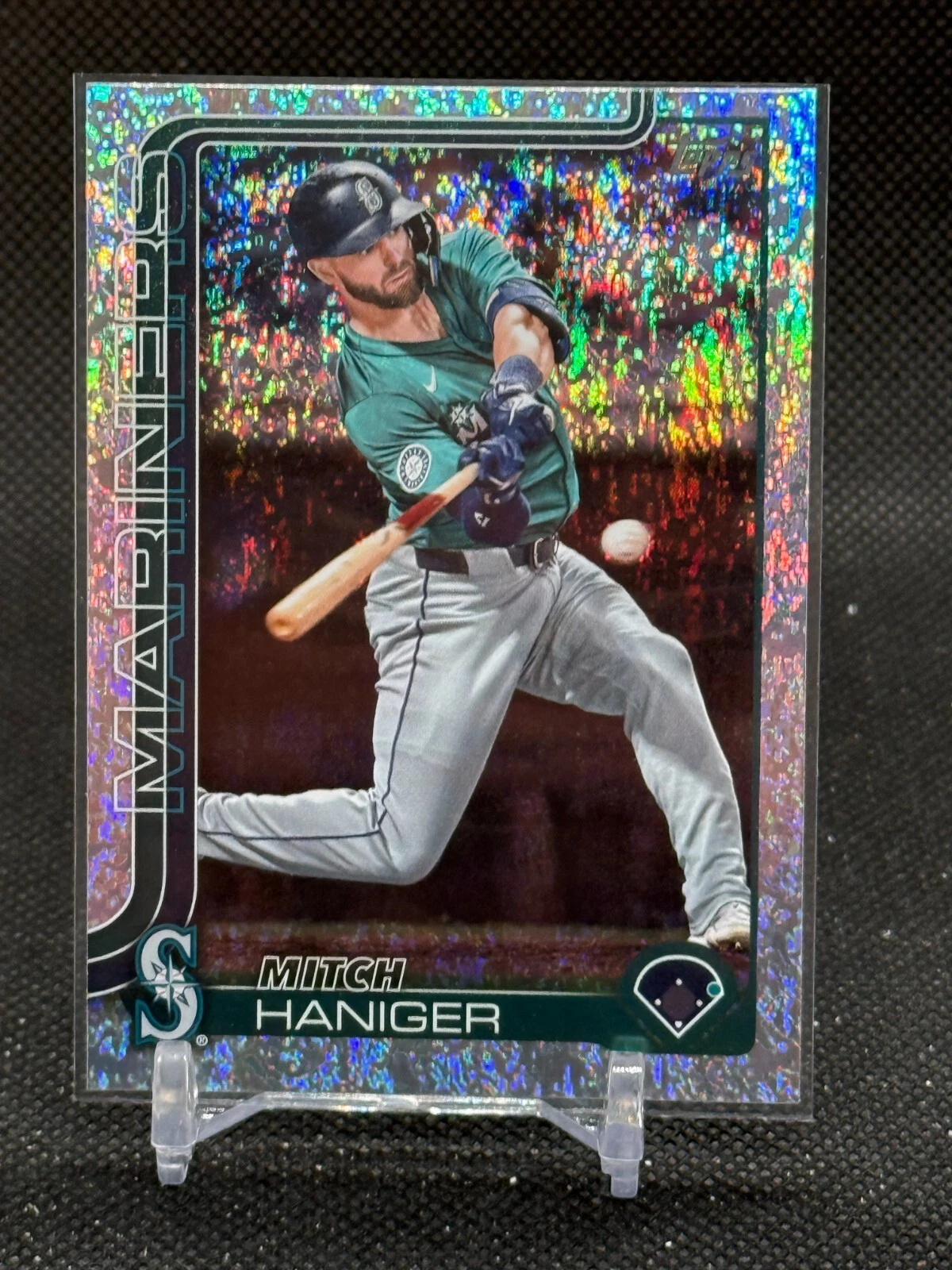 2025 Topps SANDGLITTER FOIL Mitch Haniger #15 - Seattle Mariners