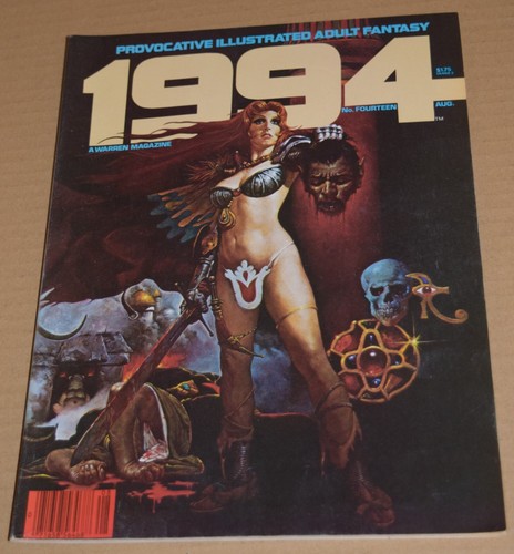 Vintage 1984 / 1994 Warren Magazines - Comic Sci-Fi - Illustrated Adult Fantasy - Picture 3 of 79