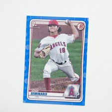 2020 1st Bowman Chrome Blue Refractor Adam Seminaris #BD-163 182/150 Los Angeles