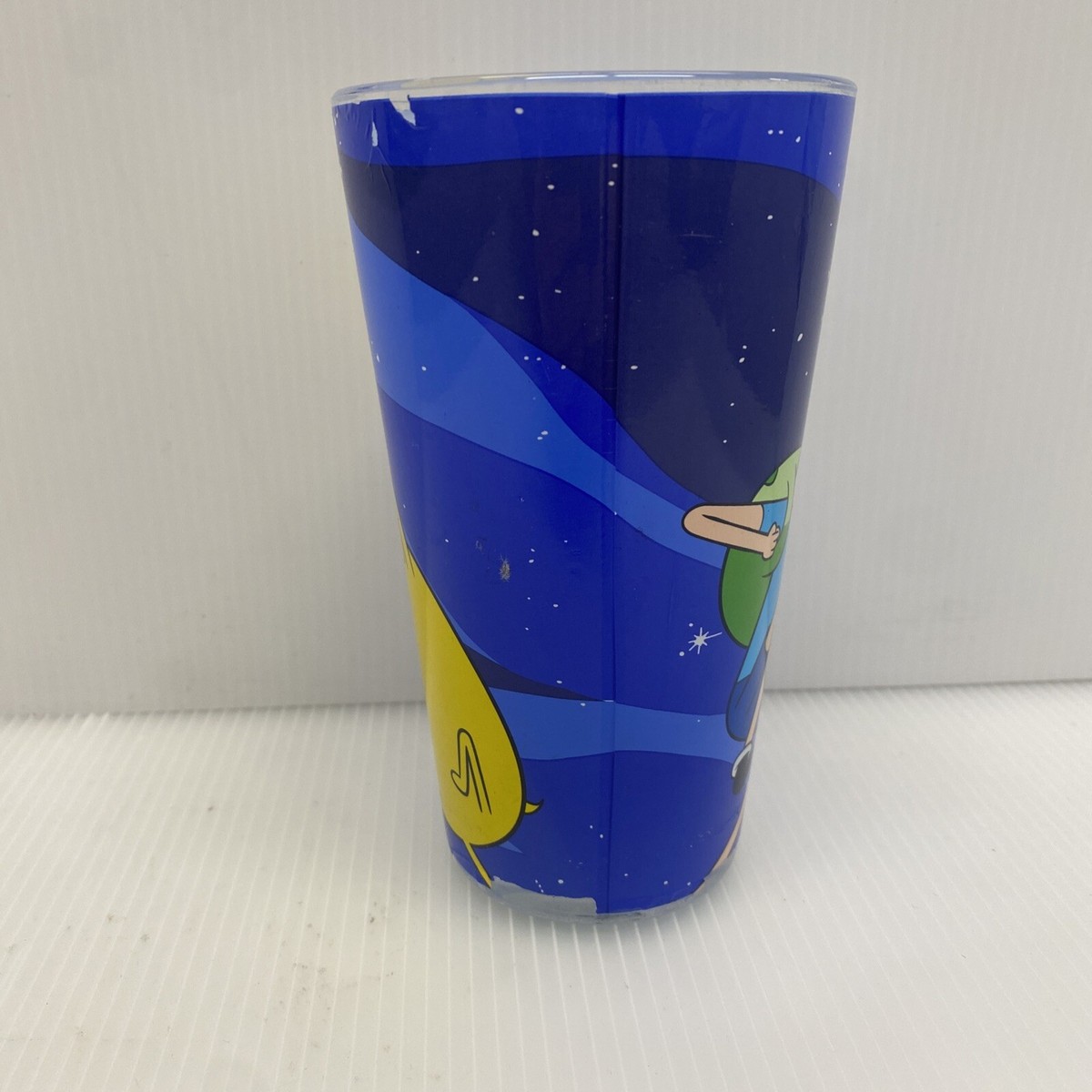 Adventure Time - Pint Glass - Beer Glass - Blue - Fin & Jake - Cartoon  Network | eBay