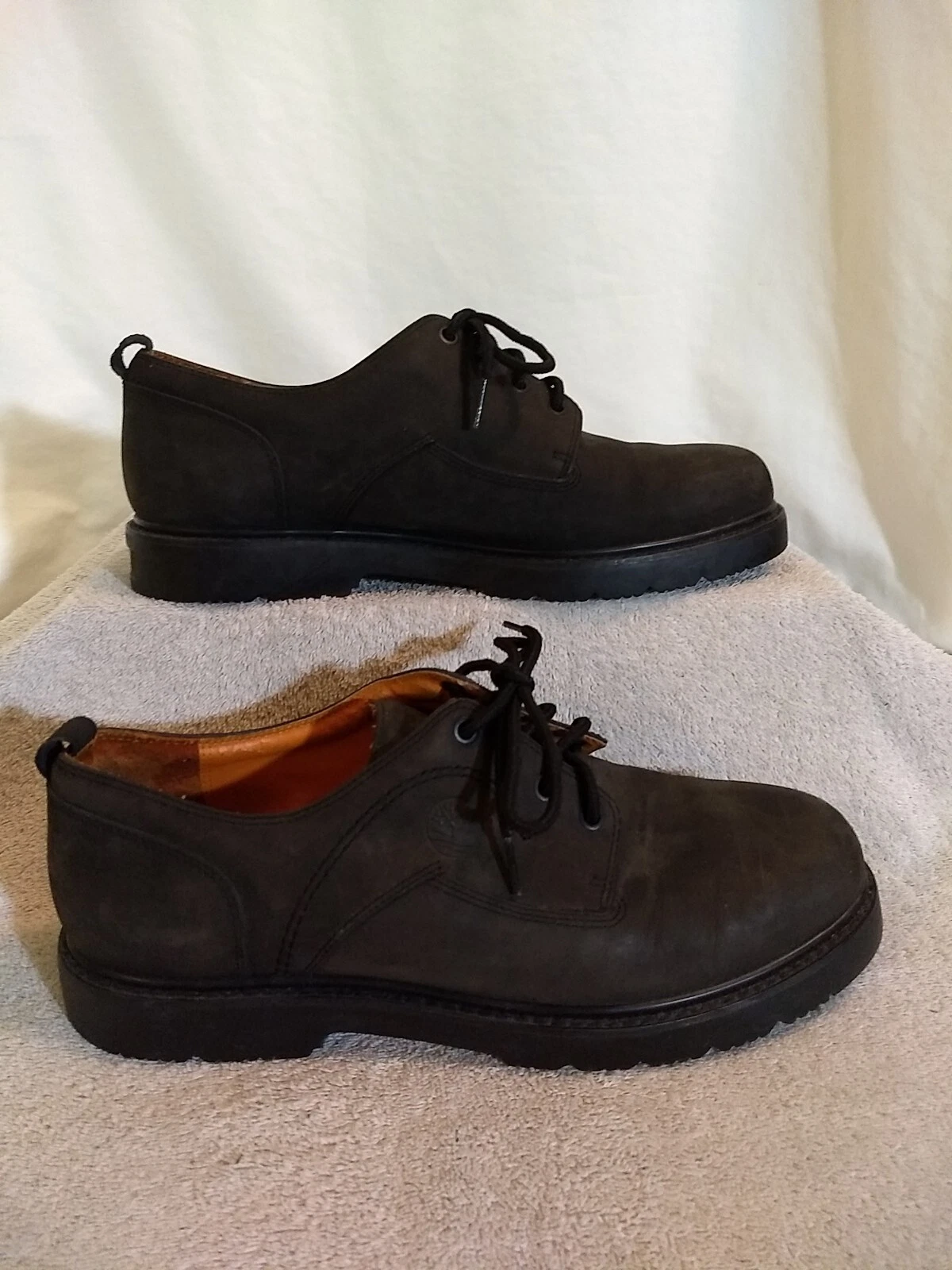 Scarpe Oxford Timberland da uomo in pelle nabuk antracite (95042) taglia: 12 #JJ23+1