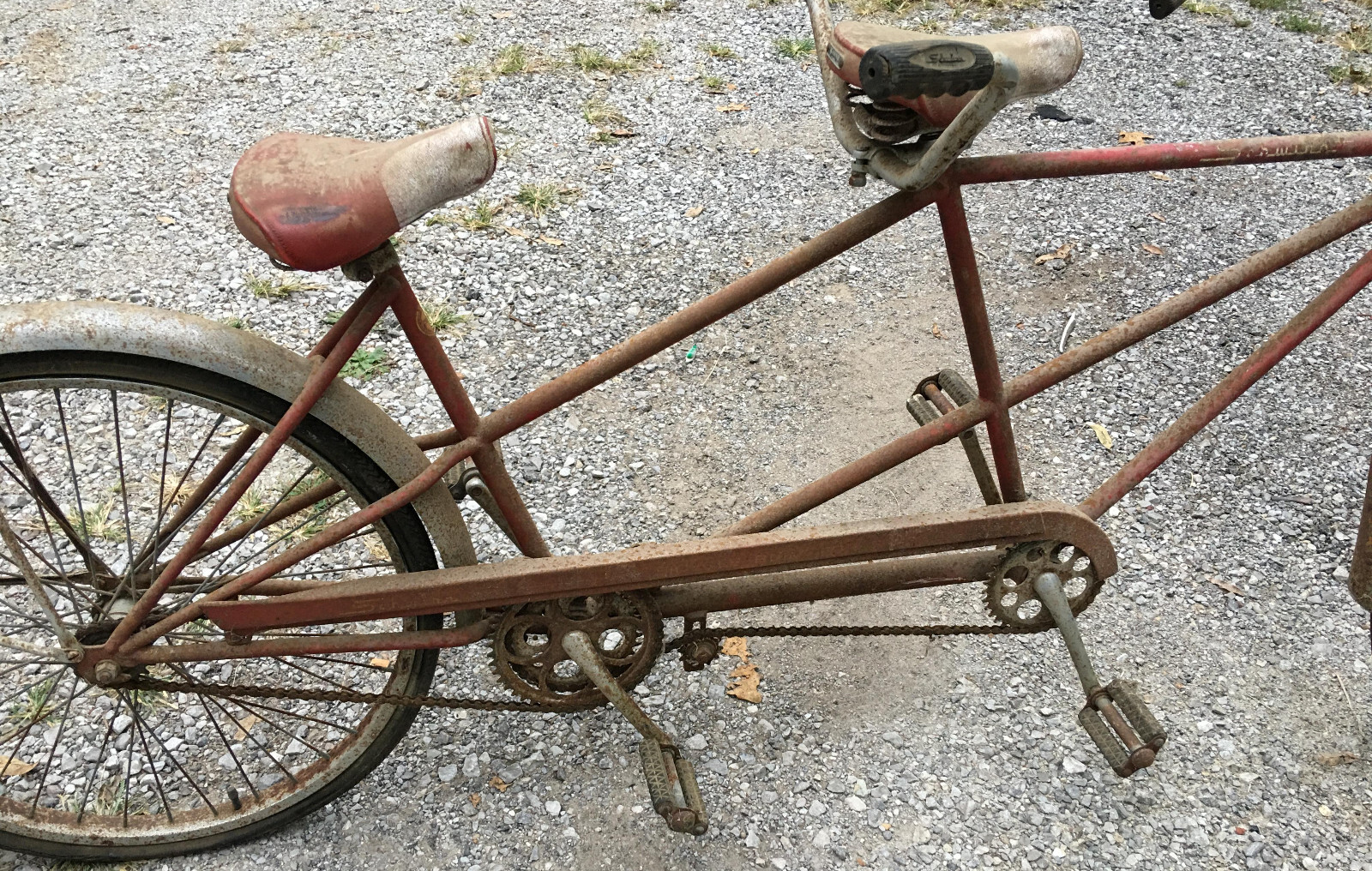 Schwinn Boys Girls Red 26'' Tandem Bicycle vintage bike built for two