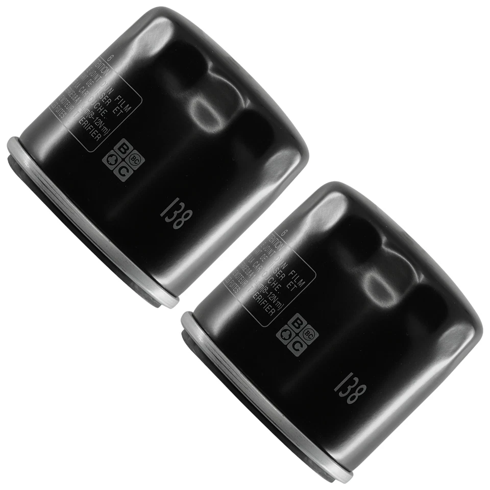 Paquete de 2 filtros de aceite para Suzuki GSX1100F GSXR1100 GSX1100G GSX-R1100W 1988-1998 Foto 4 de 4