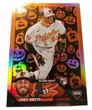 *2023 TOPPS UPDATE*JOEY ORTIZ*US126*RC*ORANGE/BLACK*HALLOWEEN*JACK-O-LATERN*NRMT
