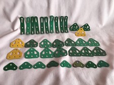 MECCANO VINTAGE 1960,s OLD LOOSE SPARES X35 IN  WELL USED VINTAGE CONDITION.