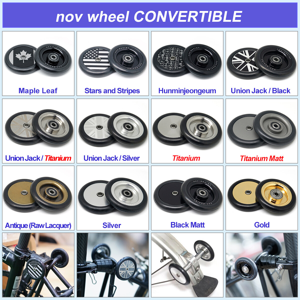 nov Wheel P/CHPT3 - novdesign CABRIOLET (65mm) roue facile pour ... - eBay