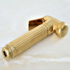 Gold Color Brass Bath Hand Held Shower Head (standard 1/2" connection) fhh050