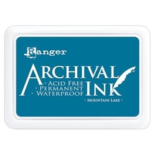 RANGER INDUSTRIES Archival Mountain Lake Ink pad, Blue