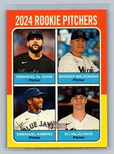 2024 Topps Heritage - Rookies Maldonado, Ramirez, Villalobos #618 (RC)
